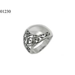 фото Кольцо Богема ажурная