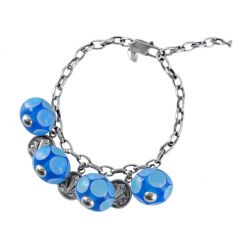 фото Браслет Леденцы - голубой