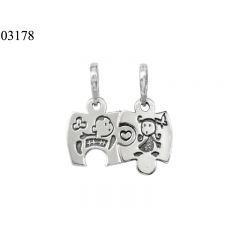 фото Парный подвес Пазл