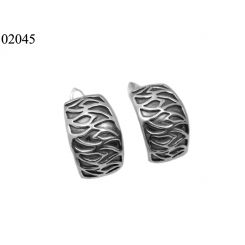 фото Серьги Огонь (без эмали)