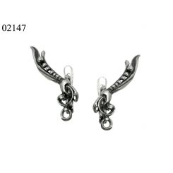 фото Серьги-Каффы Веточка