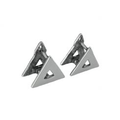 фото Серьги Треугольники