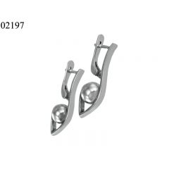 фото Серьги Сфера острые