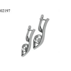 фото Серьги Сфера острые