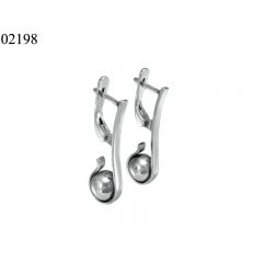 фото Серьги Сфера круглые