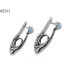 фото Серьги Арфа 