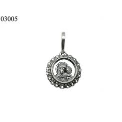 фото Ладанка Богородица ажурная 